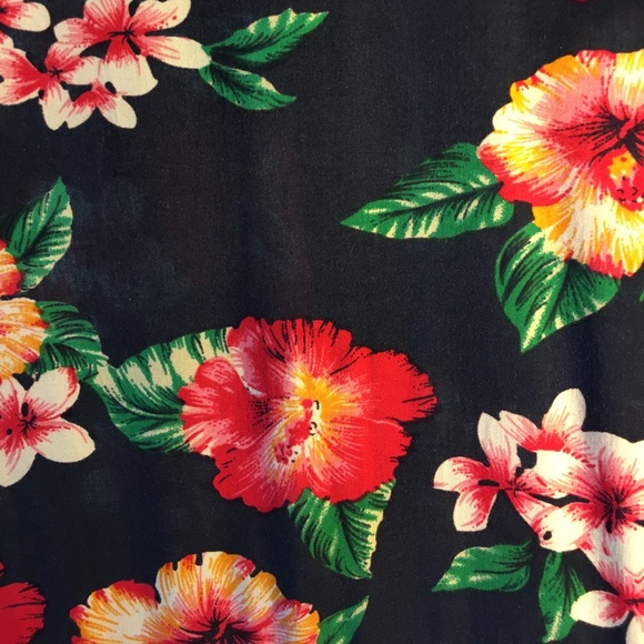 COPY - Modcloth Tropical Hibiscus Print Romper Si… - Picture 3 of 3